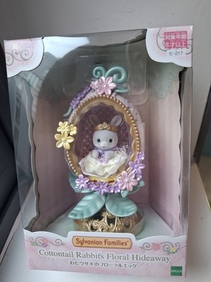 Sylvanian Families Ostern Cottontail Kaninchen Blumen Versteck Ei Japan Neu