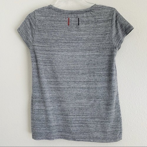 Tommy Hilfiger Women’s T Shirt Top Made In America Gray Size XS - Picture 2 of 6