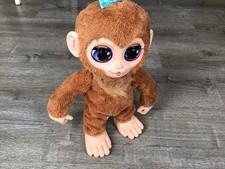 FurReal Peanut the Playful Monkey Interactive Toy Lightly Used Read