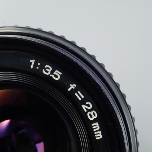 NEAR MINT MINOLTA MD W.ROKKOR 28mm F/3.5 Prime Lens - Picture 19 of 21