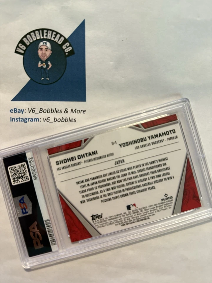 Bowman Chrome #II1 2024 - International Impact Ohtani/Yamamoto - PSA 10 ⚾️🔥 Foto 2 de 2