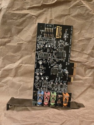 Soundblaster Audigy FX 5.1 PCIe High-Quality Audio Card