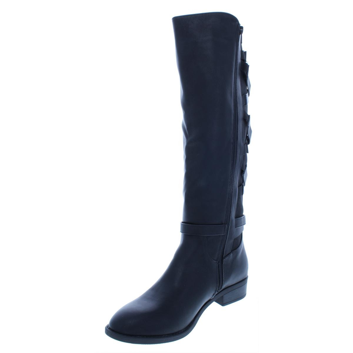 Thalia Sodi Womens Veronika Black Riding Boots Shoes 5 Medium (B,M)  3533