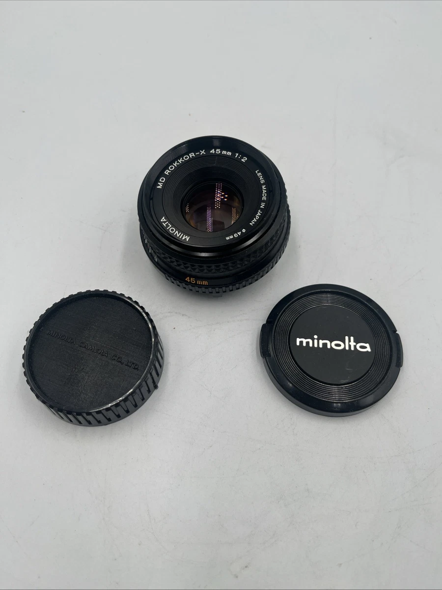 Minolta f/2 Camera Lenses 45mm Focal for sale - eBay