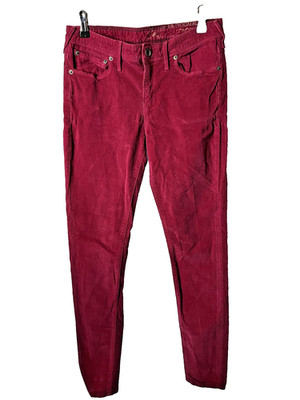 Jack Wills  Jeans Size 10 W28 L32 Pink Corduroy Skinny  Women's