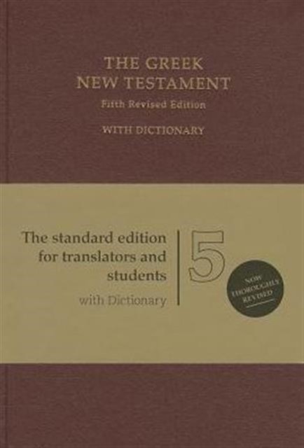 Greek New Testament-FL by German Bible Society HARDBACK (GREEK) 9783438051172