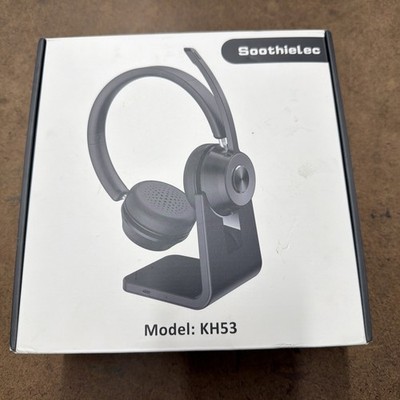 Soothielec KH53 Wireless Bluetooth Headset V5.1 with Noise Canceling Mic