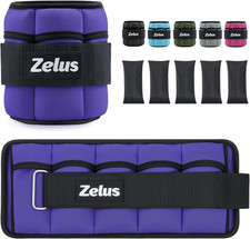 1 Pair Adjustable Ankle Weights, 2 4 6 8 10 Lb Modularized Leg Weight Straps for