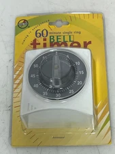 👀 2) NEW MARK-TIME 60 MINUTE SINGLE RING BELL TIMER BX 1022 LOT OF 2