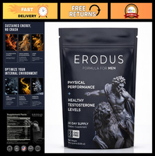Advanced Testosterone Support Powder - 16-in-1 Men's Vitality Blend for Energy,