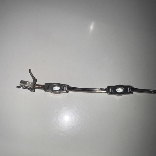 Pulsera retro de joyería Michael Hill Sterling (marcada) 18, cm L 0,7 cm W 12 gm EXC - Imagen 2 de 7