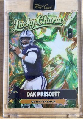 Wild Card 2026 Lucky Charm Dak Prescott Dallas Cowboys #SLSCSTa4-DP Parallel