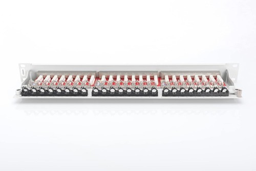Digitus Assmann patch panel, shielded grey grey 24-Port CAT 6A Shielded - 1HE 24 - 第 10/10 張圖片
