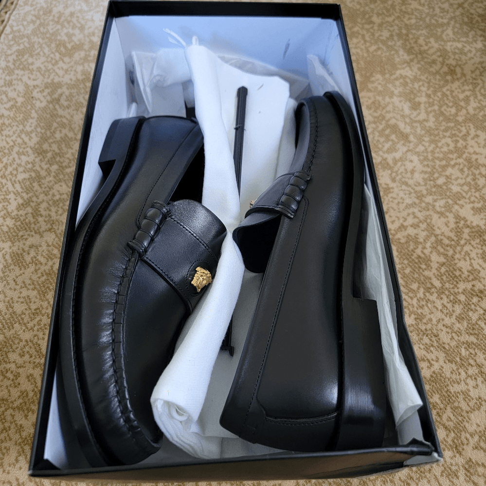 New VERSACE medusa head shoes for men in size 41 | eBay