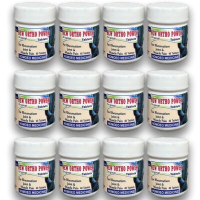 Ayurvedic new Ortho Power Tablet (12 x 40 Unit) Tablets Free Shipping World Wide