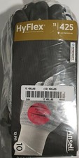 Ansell 40LL65 Polyurethane Cut Resistant Gloves Gray White 12 Pairs