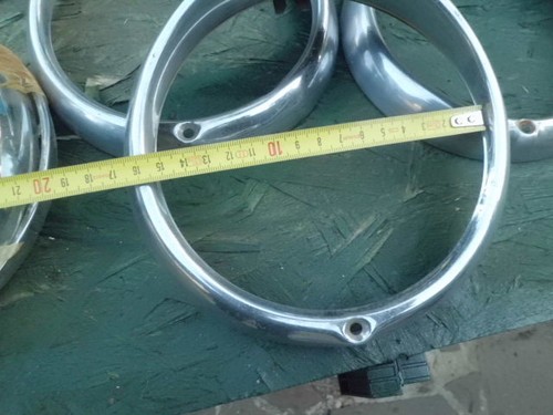 fiat 1100,fiat 1400 ecc cornici fari nuove e usate - Foto 4 di 4