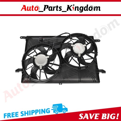 Condenser Cooling Fan Kit For 2009-2017 Chevrolet Traverse 2007-2016 GMC Buick - Picture 6 of 8