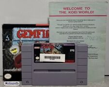 GEMFIRE SNES Super Nintendo Complete CIB W/ Game Box & Manual - Authentic Tested