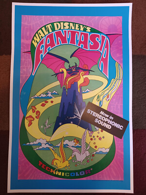 Fantasia Walt Disney Musical 1940 Show Poster 11x17 Mickey Mouse