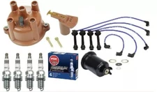 Toyota Corolla GTS 4AGE Tune-Up Cap-Rotor-NGK Wires-Iridium Spark Plugs Kit
