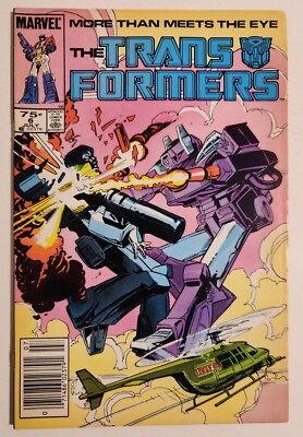 The Transformers #6 (1985, Marvel) VF- Newsstand 1st Print 1st App Josie Beller