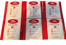 Super Sensitive Red Label 3/4 And Medium Violin String Set SS2145 And SS2137