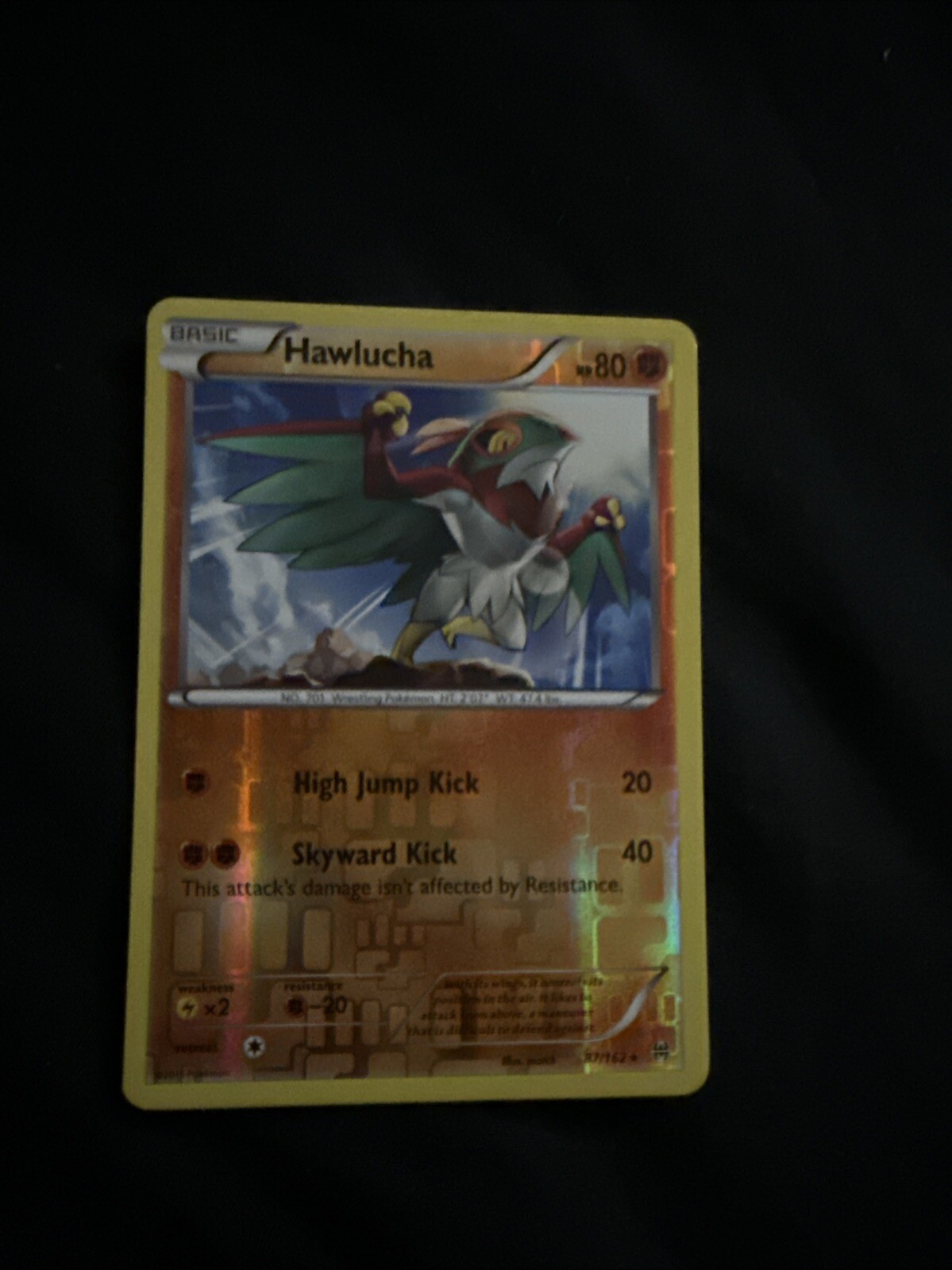 Pokémon Hawlucha Reverse Holo 87/162 BKT BREAKthrough NM
