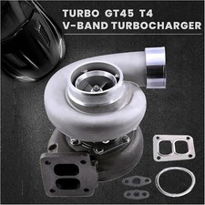 Gt45 Turbocharger 1.05 Ar 98 T4 800hp Boost 3.5 V-band Universal Turbo Gt45 Turbocharger 1.05 Ar 98 T4 800hp Boost 3.5 V-band Universal Turbo