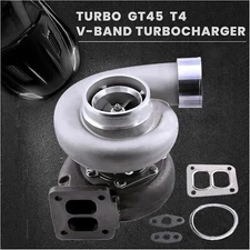 GT45 Turbocharger 1.05 A/R 98 T4 800+HP BOOST 3.5" V-BAND UNIVERSAL Turbo