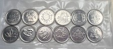 12 Coin Set - 2000 Canada Millennium Quarters 25 Cent - Coin Collection 🇨🇦