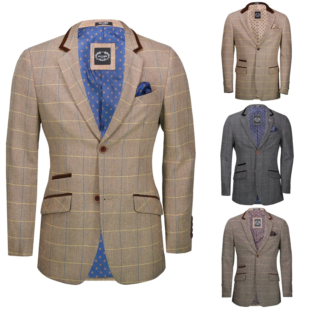 Mens blazers shop with elbow patches