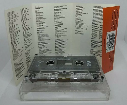 Paula Abdul Forever Your Girl Cassette Tape Virgin Records 1988 - Picture 5 of 5