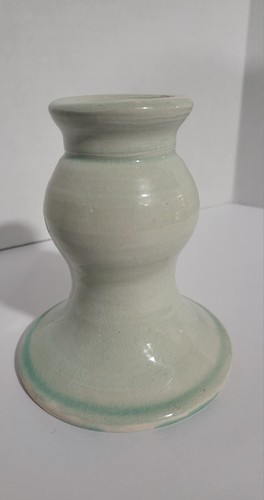Vintage Green Pottery Vase - Picture 4 of 16
