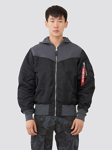 ALPHA INDUSTRIES L-2B HOODED YOKE LOOSE FLIGHT JACKET - CLEARANCE PRICE! - Picture 4 of 4