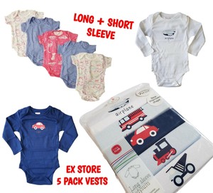 baby boy short sleeve vests
