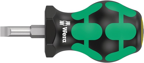 Wera Stubby Screwdrivers Short Slotted, Phillips, Torx, Pozi, SQ - Choose size - Picture 4 of 21