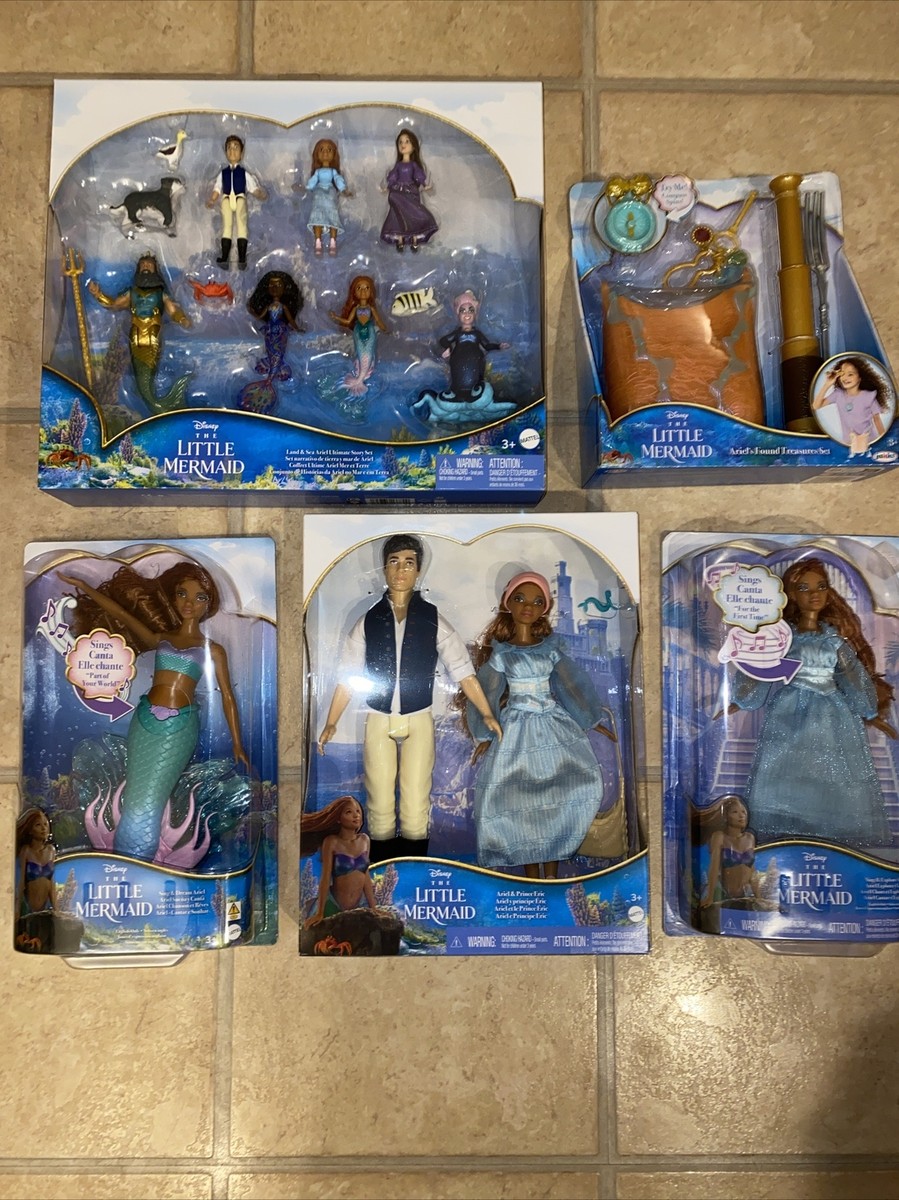 Disney The Little Mermaid Land Sea Ariel Ultimate Story Set Of