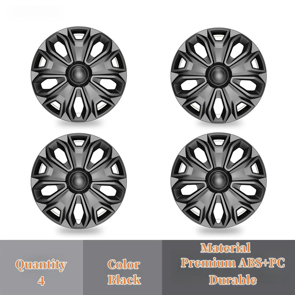 Wheel hubcaps for Ford Transit 150, 250, 350 2015-2023 16inch Wheel Covers 4Pcs - Image 3 of 4