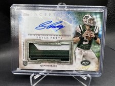 2015 BRYCE PETTY Topps Inception  Rookie Jumbo Patch Auto #BP Jets