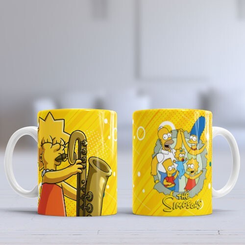 Lisa Simpson The Simpsons Tea/Coffee Mugs 11oz - Picture 1 of 2