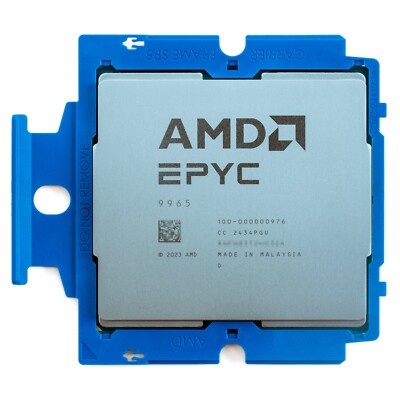 PAIR of 2 NEW AMD EPYC 9965 CPU SP5 2.25-3.7GHz 192C 500W