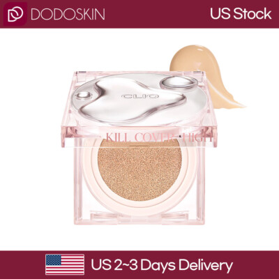 US SELLER CLIO Kill Cover High Glow Cushion Set (original&refill)