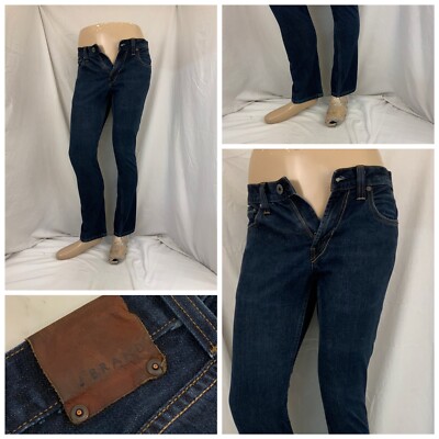 J Brand Jeans 30x30 Blue Dark Wash Slim Straight Fit 100% Cotton YGI V1-388
