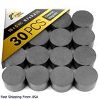 30 Pcs Crafts Magnets, Flat Round Circle Ferrite Ceramic Magnets for Diy Crafts