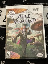 Disney Alice In Wonderland Wii Game 2010 CD IN CASE Pre-Owned
