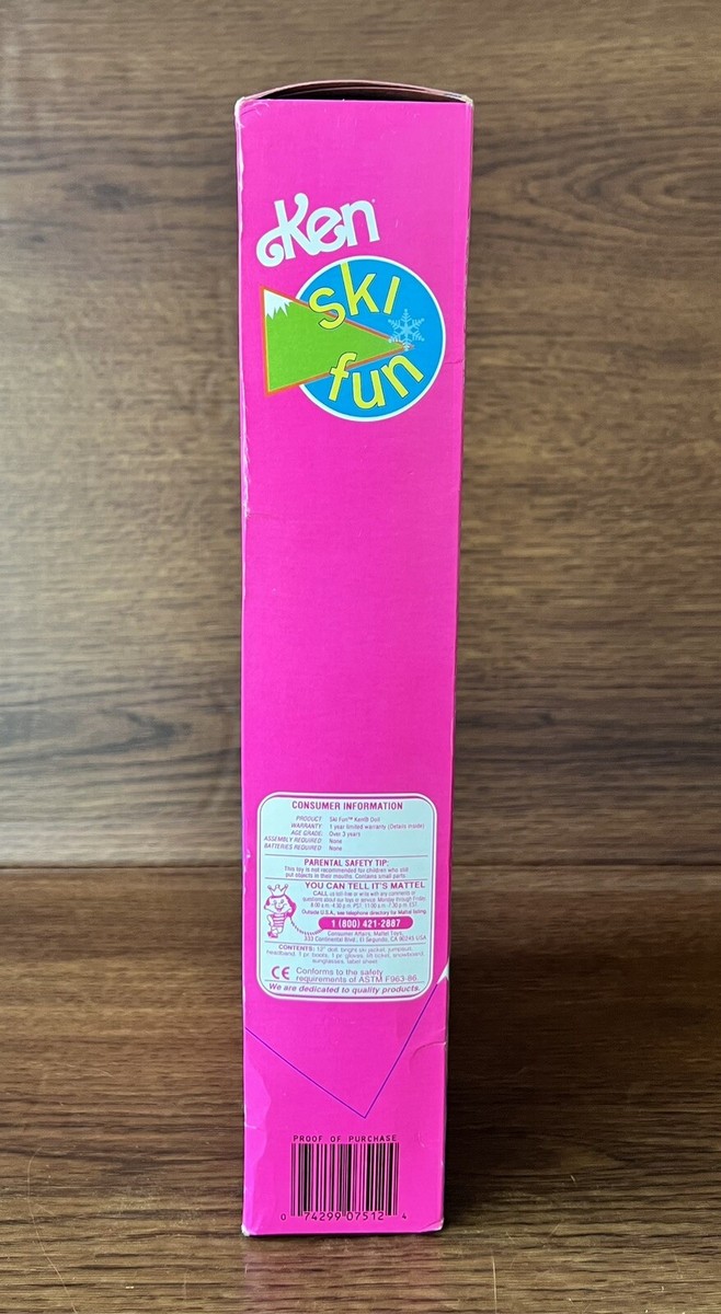 Barbie Doll Ken Ski Fun Snowboarding 7512 Mattel 1991 | eBay Barbie Doll Ken Ski Fun Snowboarding 7512 Mattel 1991 | eBay