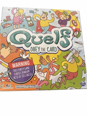 Quelf Obey The Card New Sealed The Unpredictable Party Game Great for Families