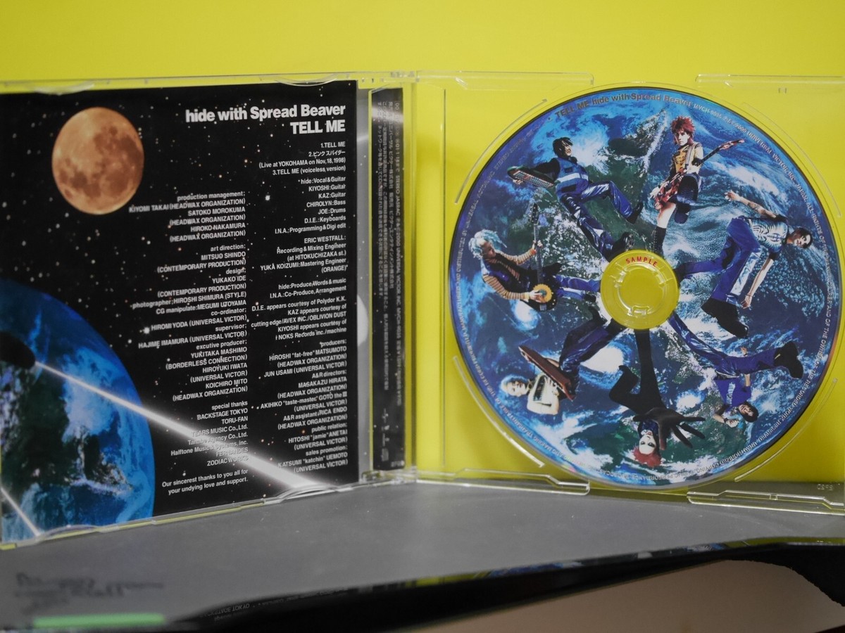 Hide with Spread Beaver Tell Me X-Japan 2000 Japan only