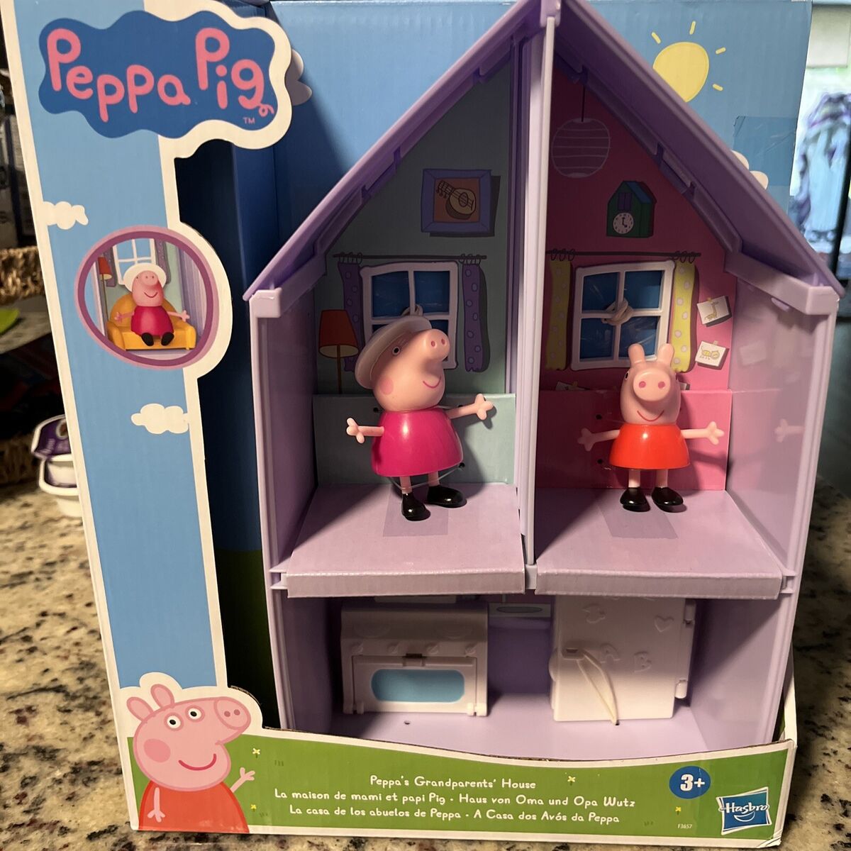 Peppa Pig PEPPA'S GRANDPARENTS HOUSE Toy Set Hasbro Brand New